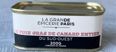 Le foie gras de canard entier du sud-ouest