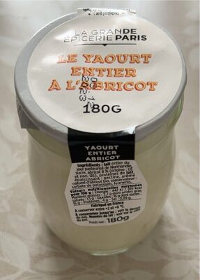Le yaourt entier à l’abricot
