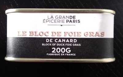 Bloc de foie gras de canard