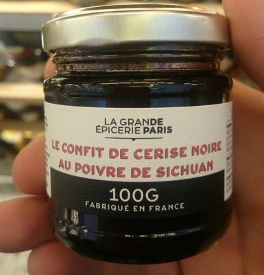 confit de cerises noires au poivre du Sichuan