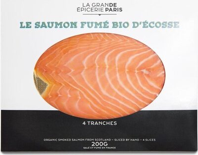 4 Tranches De Saumon Fumé Biologique écossais