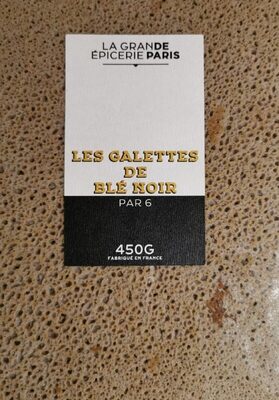 Les galettes de blé noir