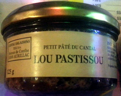 Petit pâté du Cantal - Lou PASTISSOU front packaging