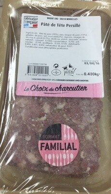 Pâté de tête persillé front packaging