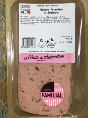 Mousse Forestière à l'Ancienne front packaging