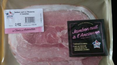 Jambon cuit à l'ancienne front packaging