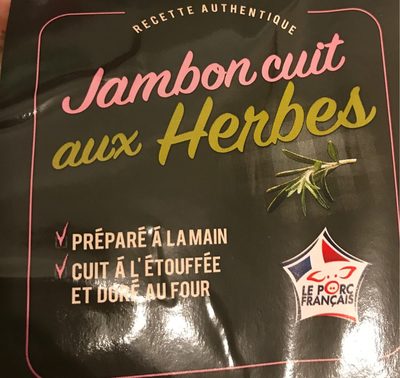 Jambon Cuit Supérieur aux Herbes (2 Tranches) front packaging
