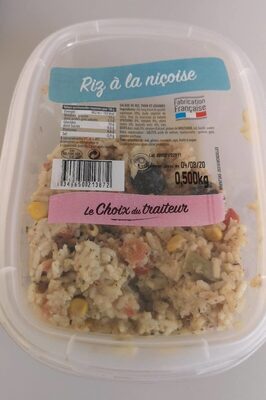 Riz à la niçoise front packaging