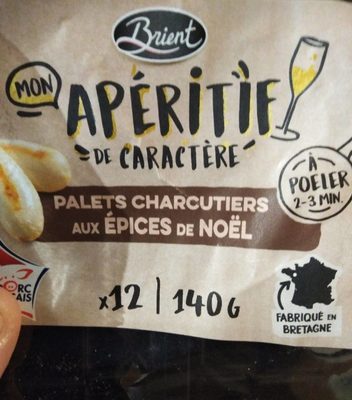 Palets charcutiers aux épices de noel front packaging