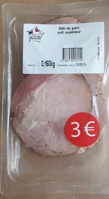 Rôti Porc Cuit Supérieur