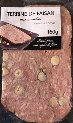 TERRINE DE FAISAN AUX NOISETTES front packaging
