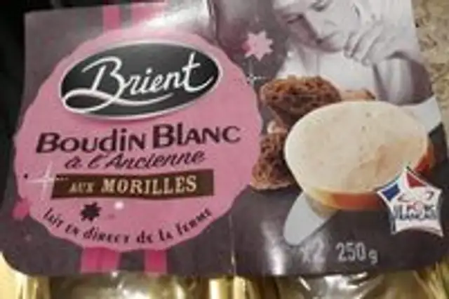 Boudin blanc aux morilles