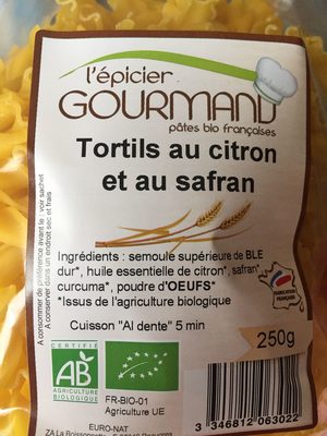 Tortils au citron et au safran