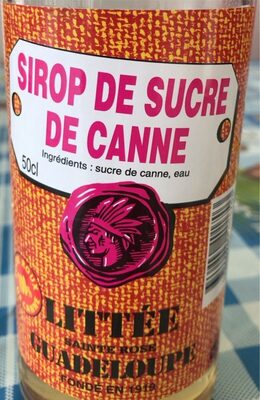 Sirop de sucre de canne front packaging