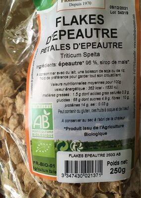 Flakes d'épeautre