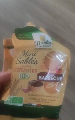 Mini sablés épeautre saveur barbecue