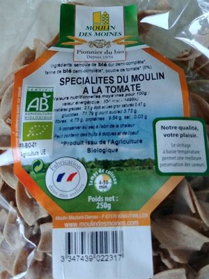 Spécialités du moulin à la tomate