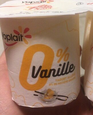 Yaourt 0% vanille