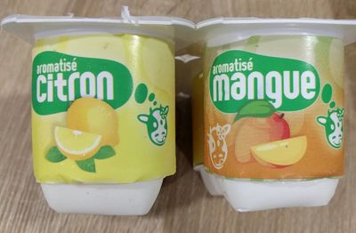 Aromatisé citron/mangue front packaging