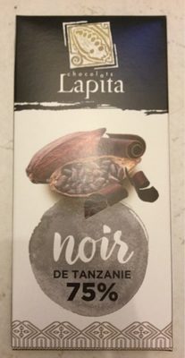 Noir de tanzanie 75% front packaging