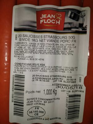 Saucisse strasbourg