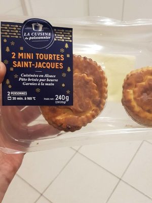 Mini tourte saint Jacques