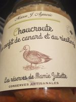 Choucroute au confit de canard