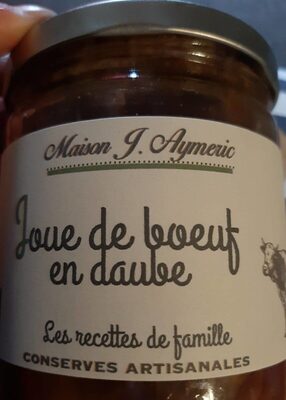 Joue de boeuf en daube