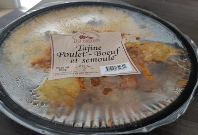 tajine poulet boeuf et semoule