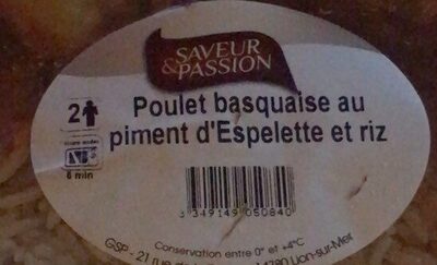 Poulet basquaise au piment d’espelette et riz