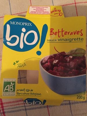 Betteraves Sauce Vinaigrette