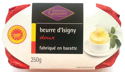Beurre d'Isigny doux