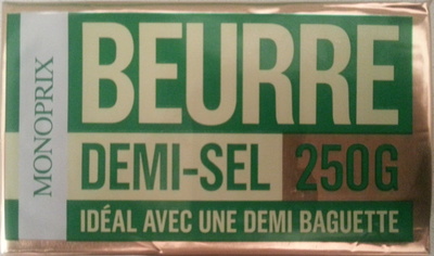 Beurre demi-sel (80 % MG)