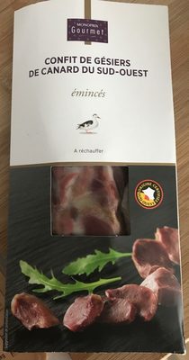 Confit de gesiers de canard du sud ouest
