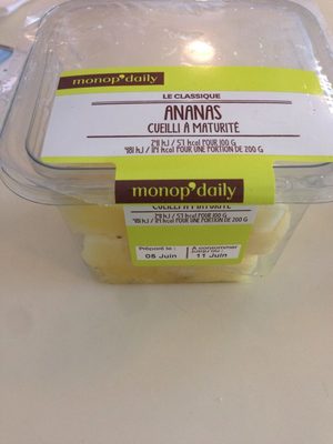 Ananas Cueilli A Maturité