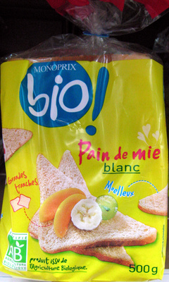 Pain de mie blanc