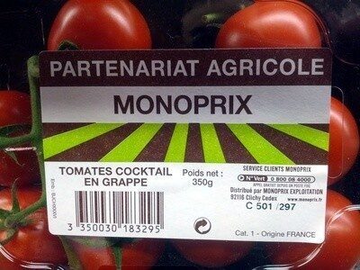 Tomates Cocktail en Grappe