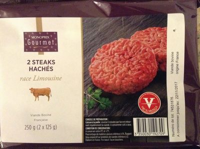 2 steaks hachés