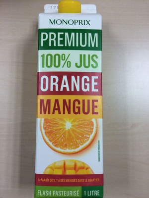 Prenium 100% Jus Orange Mangue