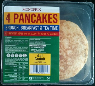 4 Pancakes front packaging