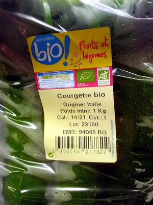Courgette Bio