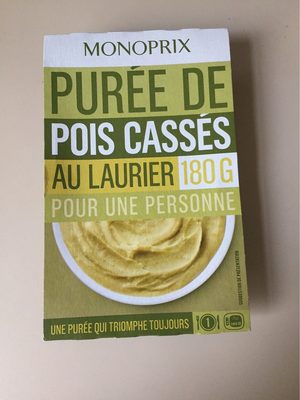 Purée de pois cassés au laurier