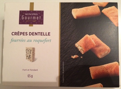 Gourmet - Crêpes dentelle fourrées au roquefort