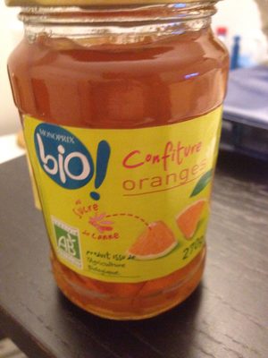 Confiture orange au sucre de canne