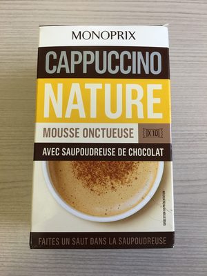 Café soluble, cappuccino nature