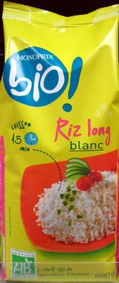 Riz long blanc Bio Monoprix