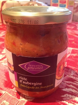 Riste d'aubergine front packaging