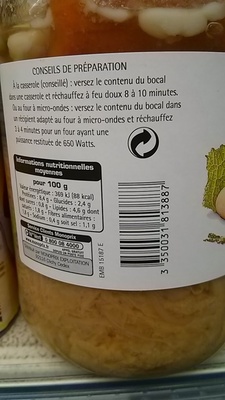 Potée auvergnate jarret de porc et ses 3 légumes