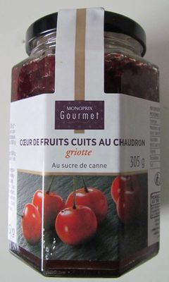 Cœur de fruits cuits au chaudron: Griotte
