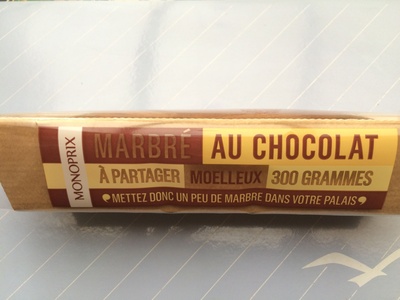 Marbré au chocolat